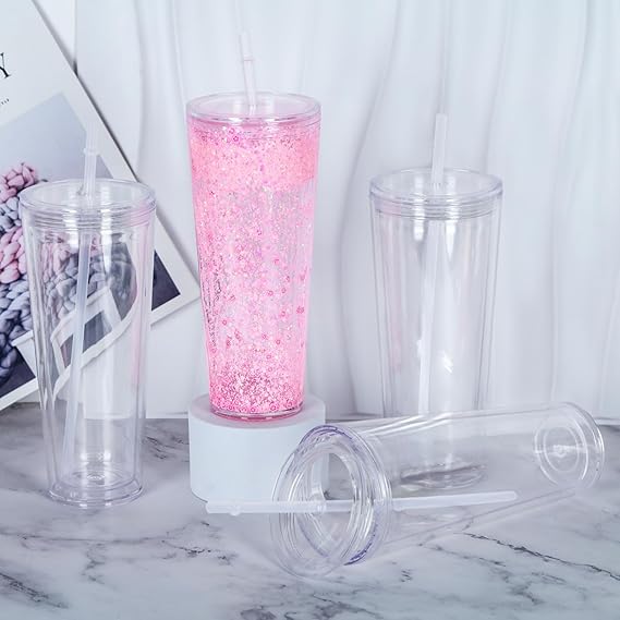 24oz Snowglobe Tumbler