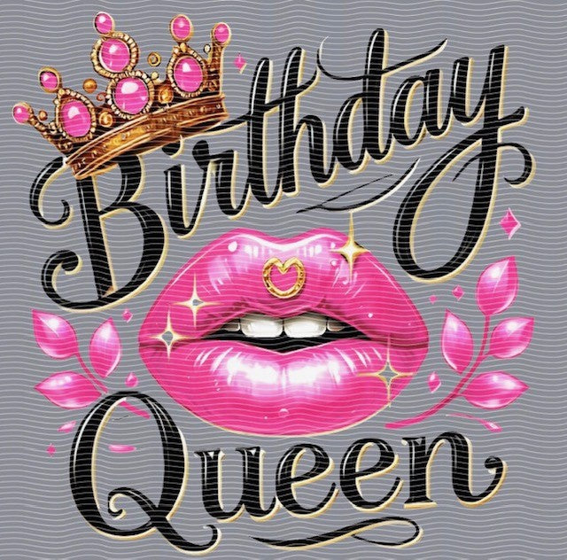 UVDTF T-Shirt Transfer B-Day Queen