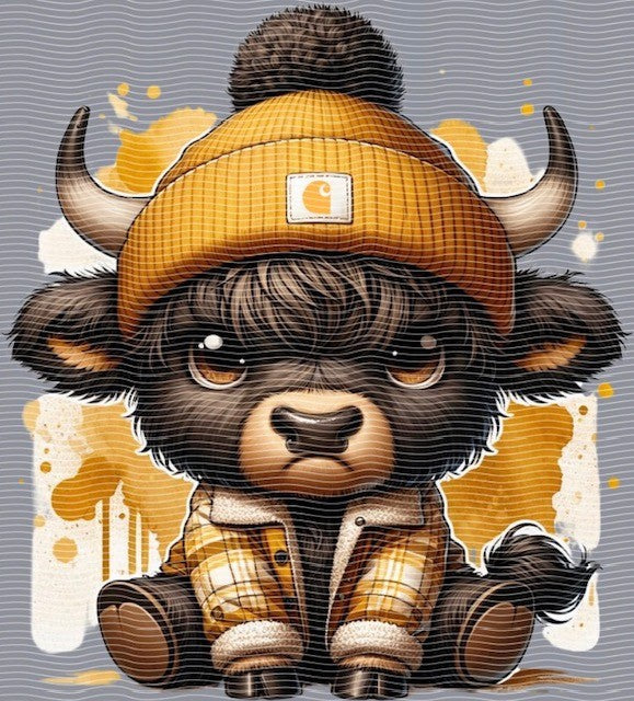 UVDTF T-Shirt Transfer Cow