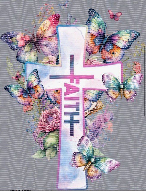 UVDTF T-Shirt Transfer Faith