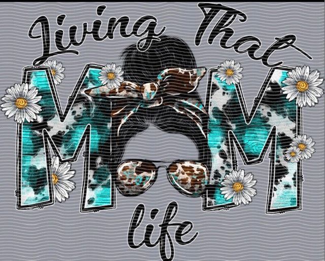 UVDTF T-Shirt Transfer Mom Life