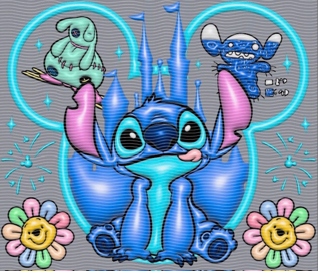 UVDTF T-Shirt Transfer Stitch 2