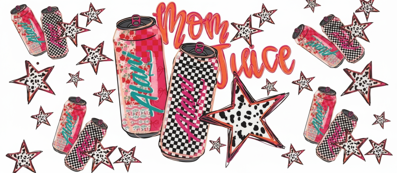 Mom Juice Tumbler Decal